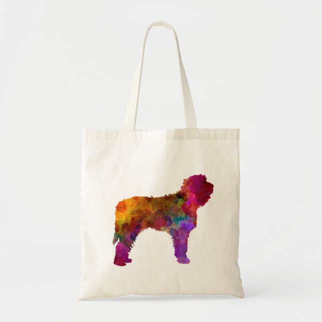 Bolso De Tela Otterhound in watercolor (Frente)