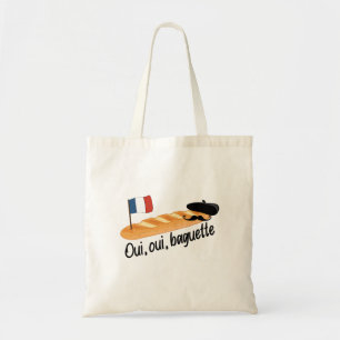Bolso De Tela Oui Oui Baguette - Comida francesa divertida