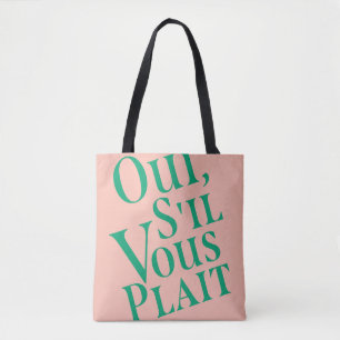 Bolso De Tela Oui, s'il vous plait