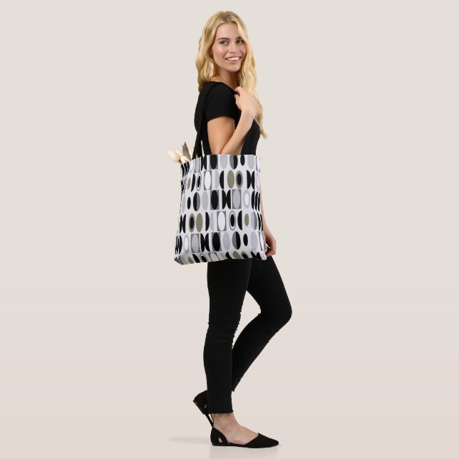 Bolso De Tela Ovalos Art Deco (Puesto)