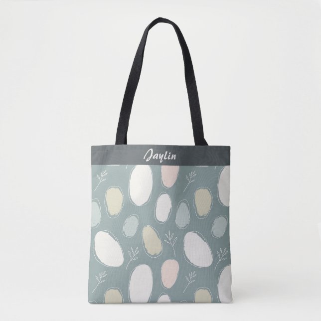 Bolso De Tela Ovalos y pelucas (Anverso)