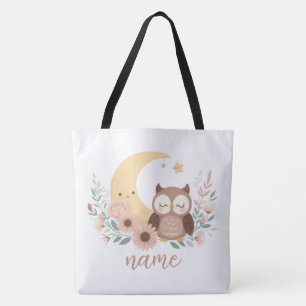 Bolso De Tela Oveja de bebé con luna