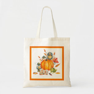 Bolso De Tela Oveja de calabaza y rana