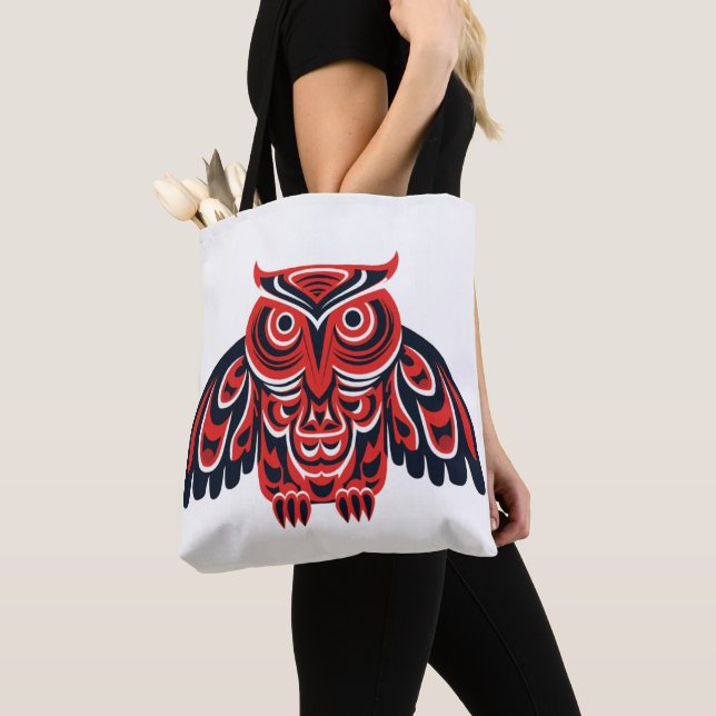 Bolso De Tela Oveja nativa Haida Tlingit (Detalle)