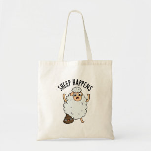 Bolso De Tela Oveja pasa divertido poop Pun