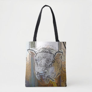 BOLSO DE TELA OVEJAS
