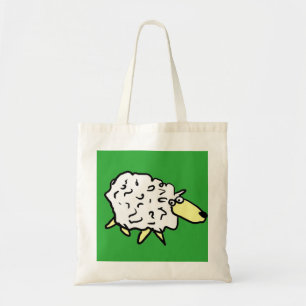 Bolso De Tela Ovejas divertidas en estilo de dibujos animados