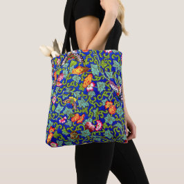 Bolso De Tela Owen Jones Antique Butterflies Oriental