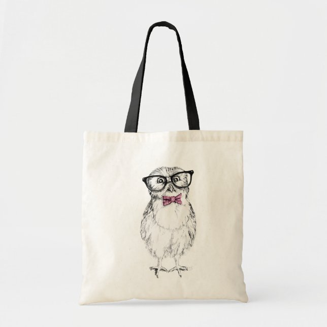Bolso De Tela Owlet Nerdy (Frente)