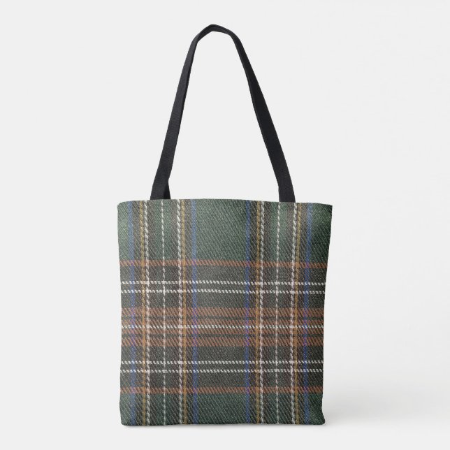 Bolso De Tela Oxford Tweeds (Reverso)