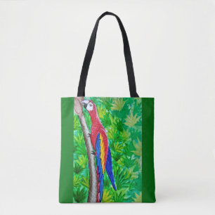 Bolso De Tela ¡Oye, hay una maceta escarlata en ese árbol!