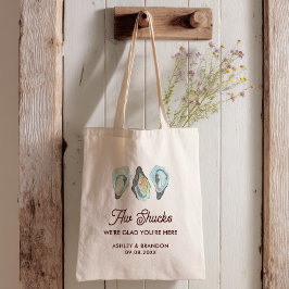 Bolso De Tela Oyster Aw Shucks We're Glad You're Here Wedding