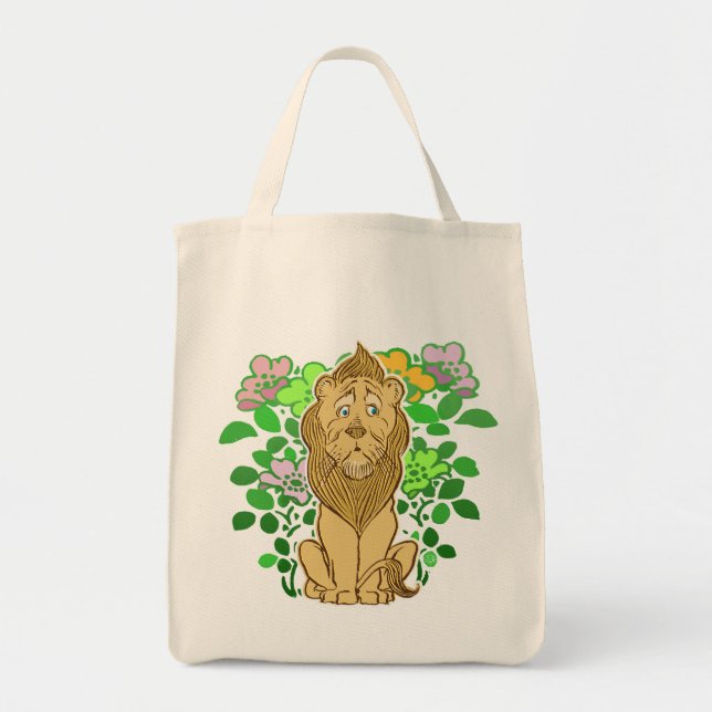 Bolso De Tela Oz Cowardly Lion Grocery Bag (Frente)