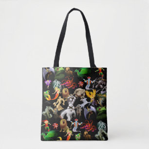 Bolso De Tela P es para Phoenix Tote Bag (Negro)
