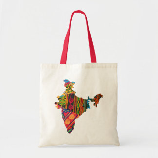 Bolso De Tela P.M. del bordado de la India