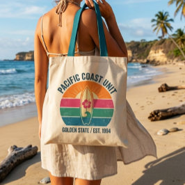 Bolso De Tela Pacific Coast Surf Canvas Tote Bag