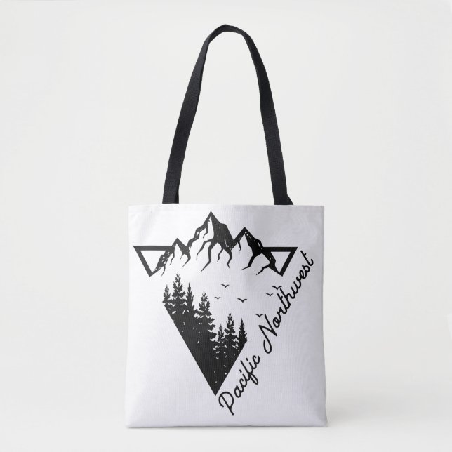 Bolso De Tela Pacífico Noroeste - PNW (Anverso)