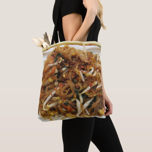 Bolso De Tela Pad Thai [ผั ด ไ ท] Thai Street Food (Detalle)