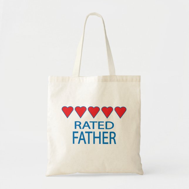 Bolso De Tela Padre de cinco corazones (Frente)