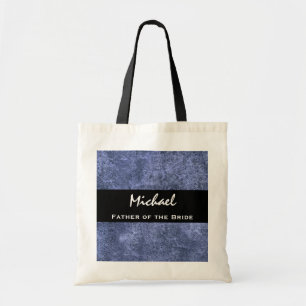 Bolso De Tela PADRE del Grunge azul conocido de encargo de la
