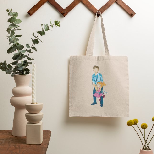 Bolso De Tela Padre E Hija (Subido por el creador)