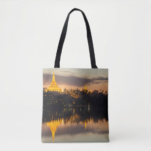 Bolso De Tela Pagoda Shwedagon, Myanmar, Yangon