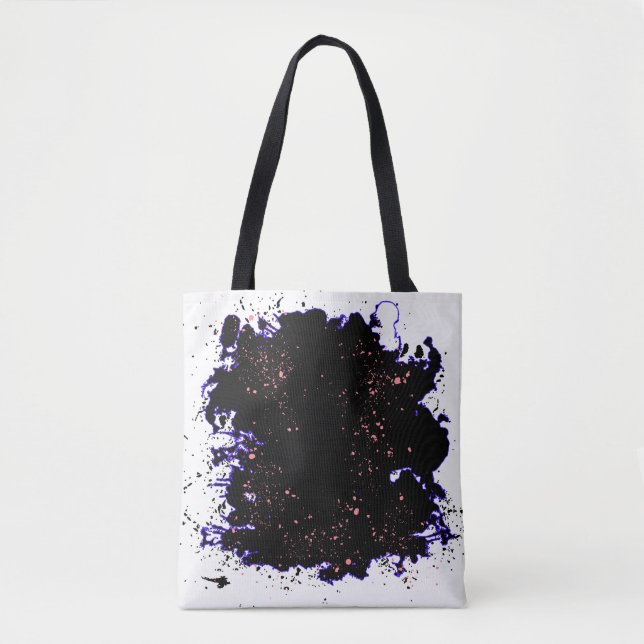 Bolso De Tela Paint Splash Groovy Tote Bag (Anverso)