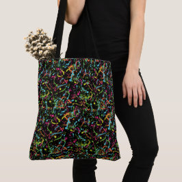 Bolso De Tela Paint Splatter