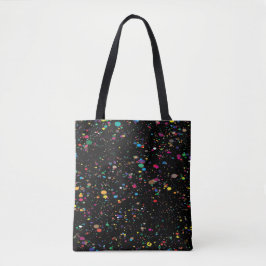 Bolso De Tela Paint Splatter Tote