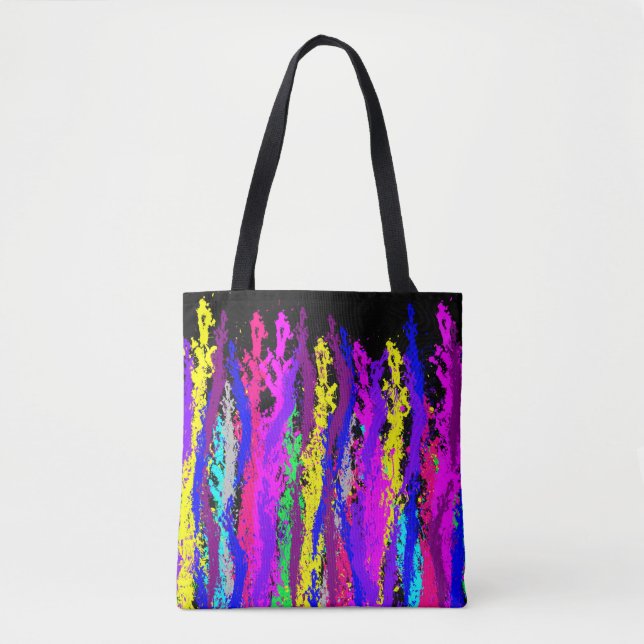 Bolso De Tela Paint Strands (Anverso)