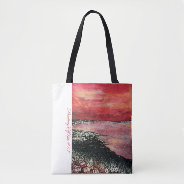 Bolso De Tela PaintingsOfAda #07 - Artist - Unknown (Anverso)