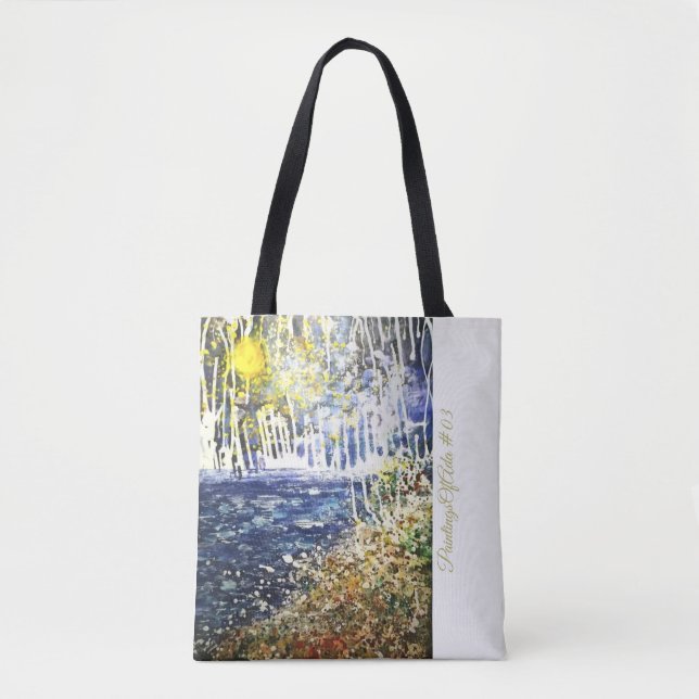 Bolso De Tela PaintingsOfAda #16 - Artist - Unknown (Anverso)