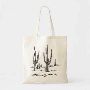 Bolso De Tela País de Cactus de Arizona