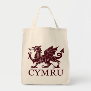Bolso De Tela País de Gales CYMRU