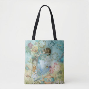 Bolso De Tela País De Las Maravillas - Alicia En El País De La