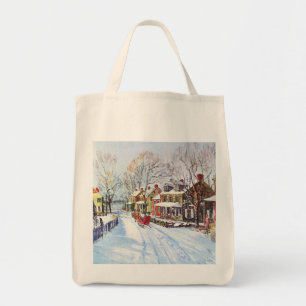 Bolso De Tela País de las maravillas del invierno