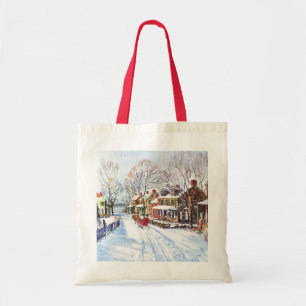 Bolso De Tela País de las maravillas del invierno