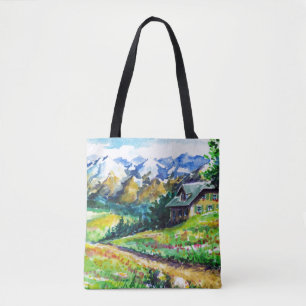 Bolso De Tela Paisaje