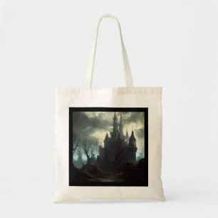 Bolso De Tela Paisaje atemorizante del castillo de Fantasy 2