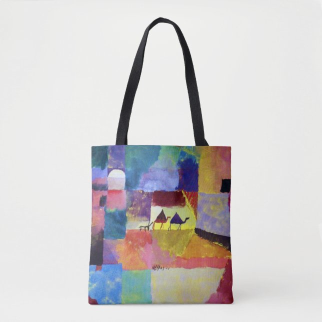 Bolso De Tela Paisaje con camellos, Paul Klee (Anverso)