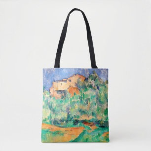 Bolso De Tela Paisaje con una casa, Cezanne