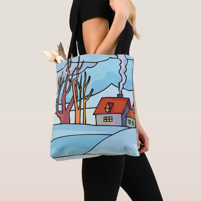 Bolso De Tela Paisaje de la Casa de Invierno (Subido por el creador)
