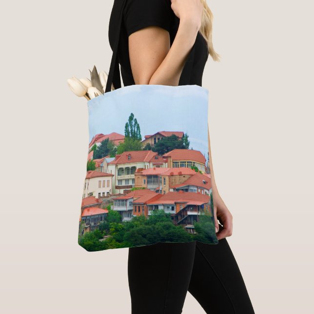 Bolso De Tela Paisaje de la ciudad de Georgia (Detalle)