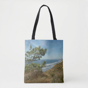 Bolso De Tela Paisaje de Torrey Pine y costa de California