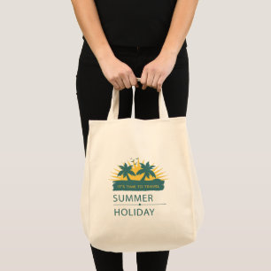 Bolso De Tela Paisaje de vacaciones de verano