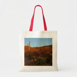 Bolso De Tela Paisaje del desierto de Saguaro Sunset I Arizona