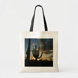Bolso De Tela Paisaje del desierto de Saguaro Sunset II Arizona