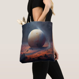 Bolso De Tela Paisaje del planeta de ciencia ficción