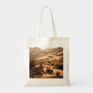 Bolso De Tela Paisaje desierto al atardecer