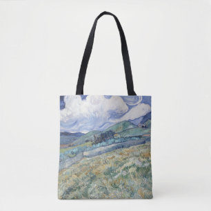 Bolso De Tela  Paisaje detrás de Saint-Paul Vincent van Gogh    
